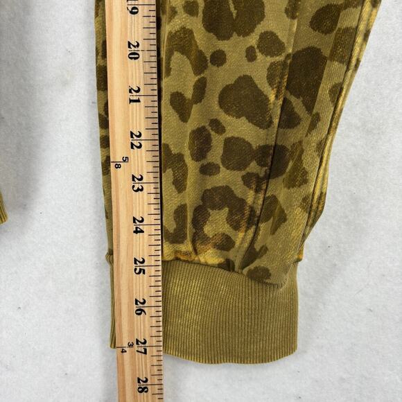 JoyLab 7/8 Jogger Pants Women's Size S Army Cheetah Print High Rise Drawstring - Picture 11 of 15